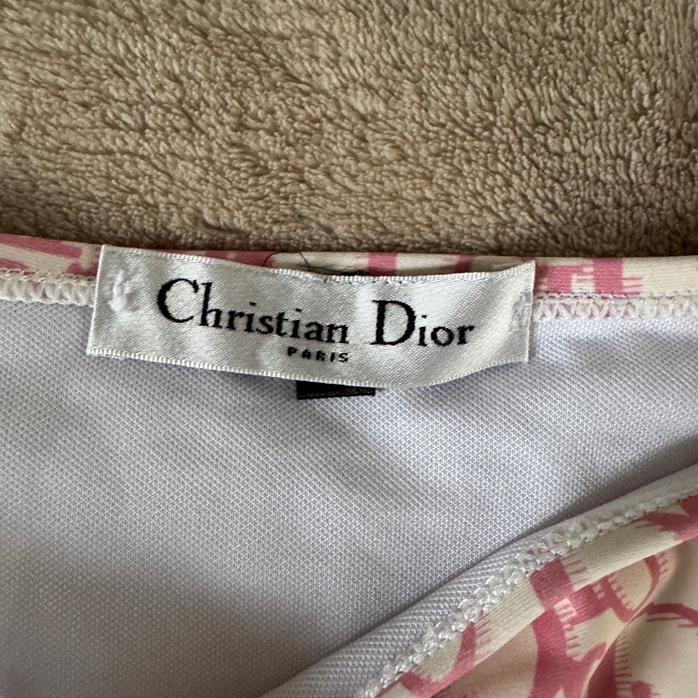 Dior Pink Monogram Patterned Bikini Set Medium - Picture 7 of 10
